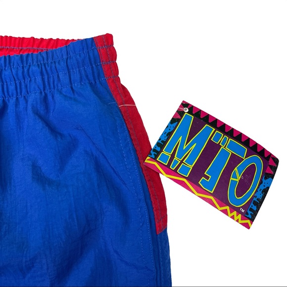 Rare Vintage 90s MTO Surf Swim Trunks Shorts - Picture 7 of 12